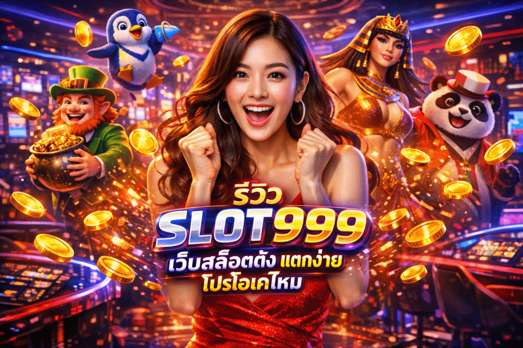 รีวิว SLOT999 เว็บสล็อตดัง แตกง่าย โปรโอเคไหม