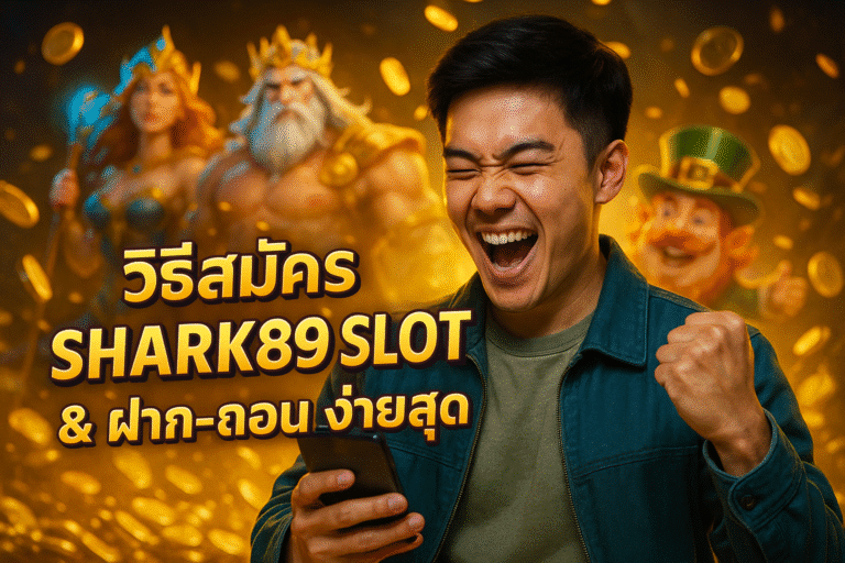 วิธีสมัคร SHARK89 SLOT & ฝาก-ถอน ง่ายสุด