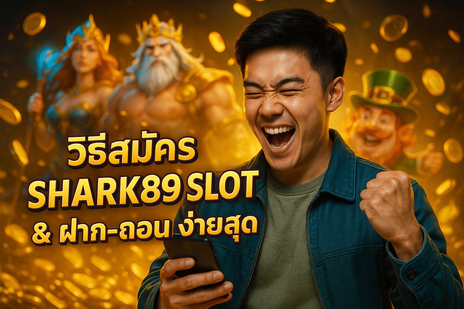 วิธีสมัคร SHARK89 SLOT & ฝาก-ถอน ง่ายสุด