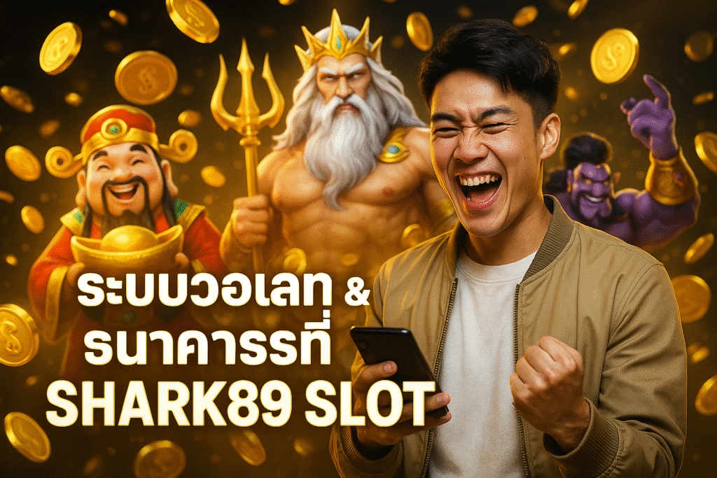 ระบบวอเลท & ธนาคารที่ SHARK89 SLOT รองรับ